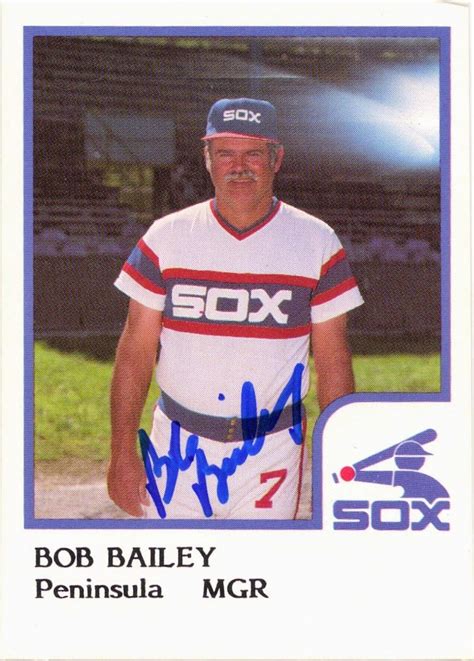 1986 PROCARDS PROJECT: BOB BAILEY