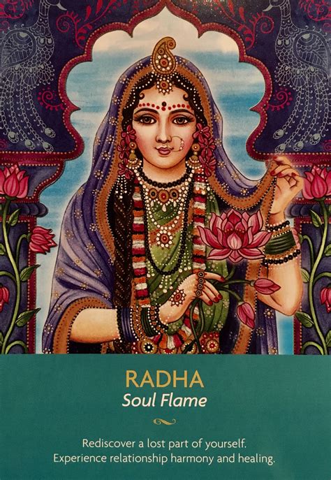 Daily Angel Oracle Card: Radha ~ Soul Flame, from the Keepers Of The ...