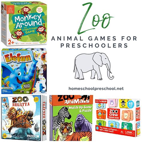 Zoo Animal Games for Preschoolers