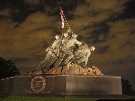 Free Images : night, monument, military, statue, flag, usa, america ...