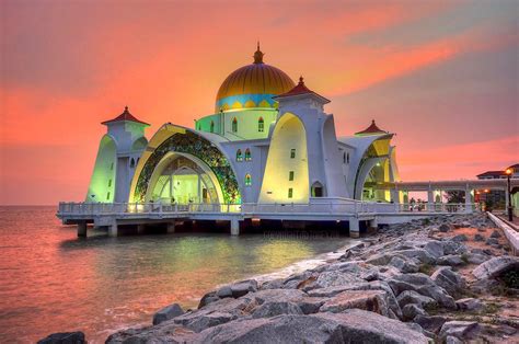 Masjid Selat, Melaka, Malaysia | Strait of malacca, Architecture ...