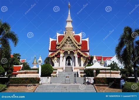 Udon Thani City Pillar Shrine Stock Photo - Image of city, blue: 165692924