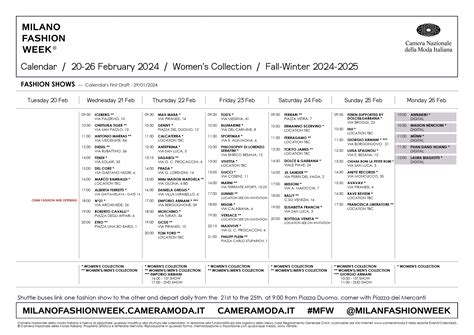 Milan Fashion Week F/W 2024.25 - The Show Schedule Thread | the Fashion ...