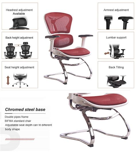 Ergonomic Chair No Wheels | Cantilever Office Chairs - Norpel