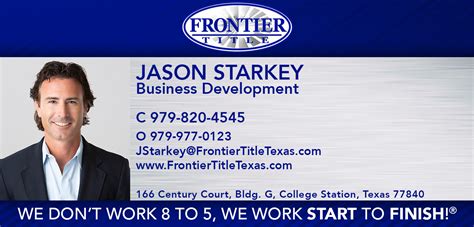 Welcome, Jason Starkey! - Frontier Title