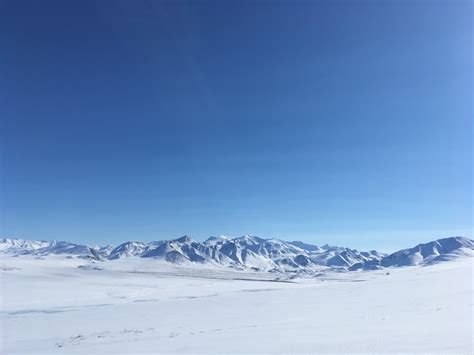 Winter tundra and mountains | FWS.gov