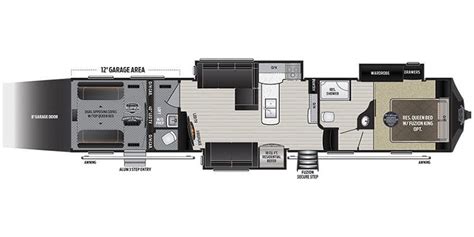 Keystone Fuzion Toy Hauler Floor Plans - floorplans.click