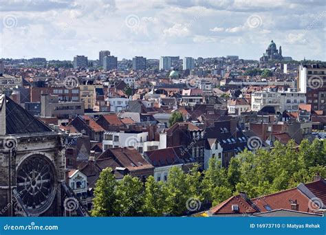 Skyline of Brussels stock photo. Image of building, brussels - 16973710