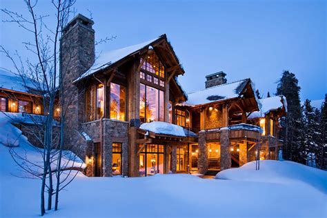 Enchanting modern-rustic dwelling in the rugged mountains of Big Sky | Contemporary exterior ...