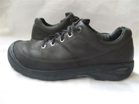 Keen Shoes Mens 11.5 Black Leather Waterproof