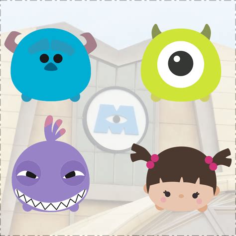 Krafty Nook: Tsum Tsum - Monsters Inc. Fan Art Tsum Tsum Party, Disney ...