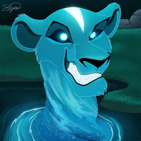 Zira (Water Phantom Form) by OfficialStigma on DeviantArt | Lion king art, Lion king fan art ...