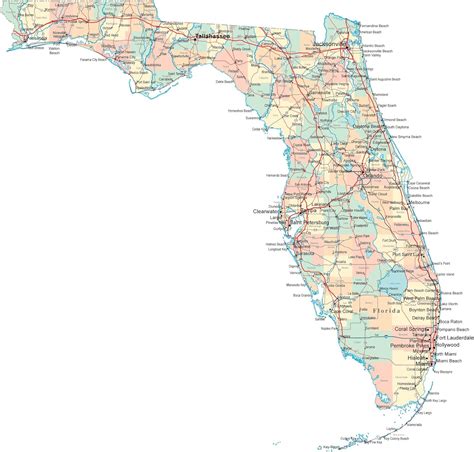 Detailed Map Of Florida West Coast_ – Map Of Us Topographic