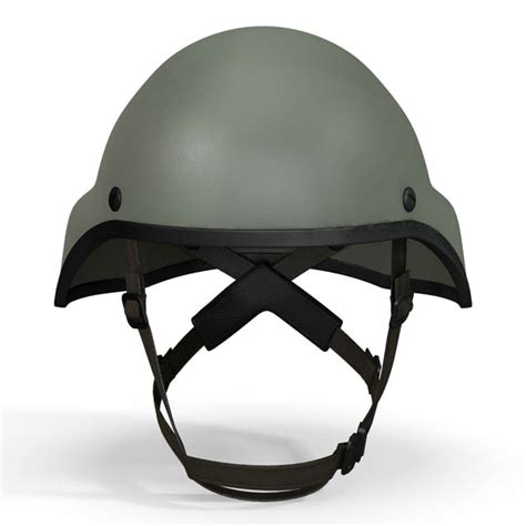 3d combat helmet mich model