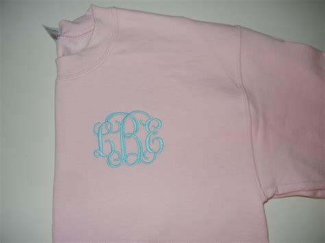 Monogrammed Sweatshirt - Etsy