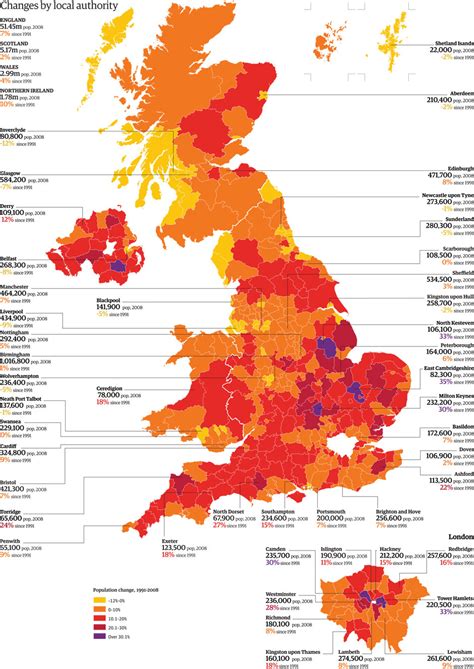 England Population Map