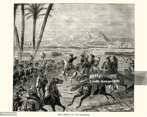 The Battle Of The Pyramids Photos and Premium High Res Pictures - Getty ...