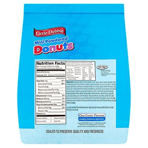 Little Debbie Mini Powdered Donuts Nutrition Facts | Besto Blog