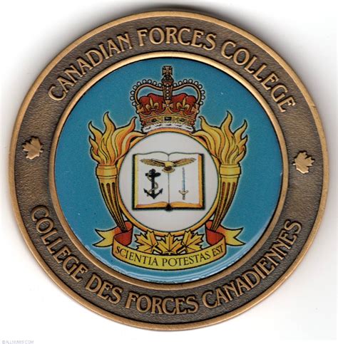 Canadian Forces College, Military challenge Coin-Trade and units ...