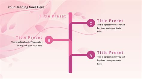 Pink Flowers Business Universal Ppt Template Google Slide and ...