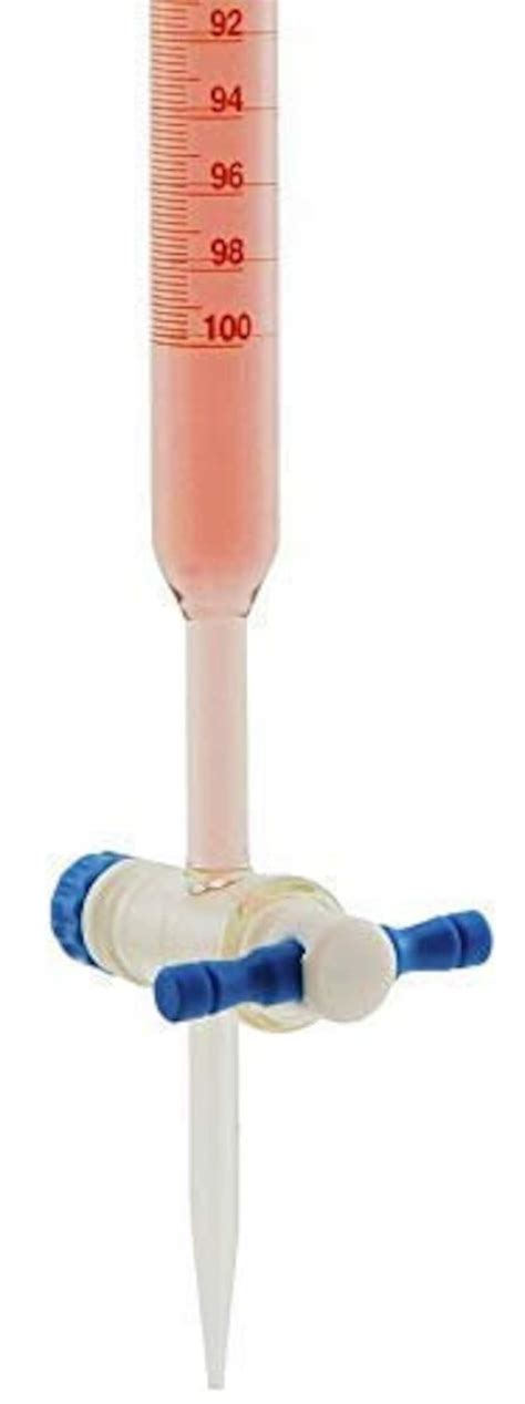 Titration Equipment Set Complete Single Buret Burete Assembly With 100 Ml Acrylic Buret 8 X 5 ...