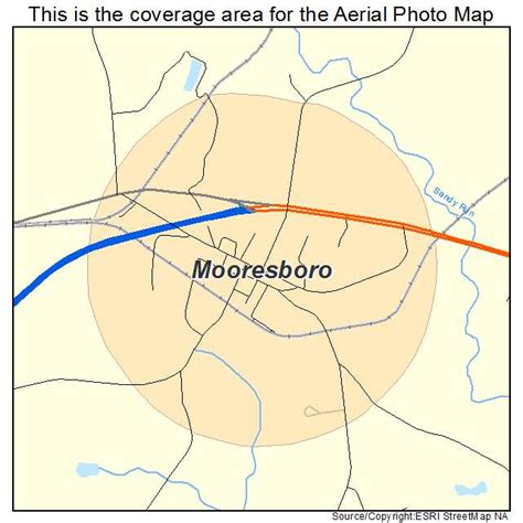 Aerial Photography Map of Mooresboro, NC North Carolina