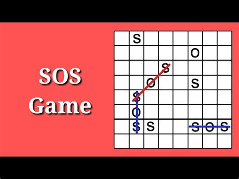 SOS Game | Paper Pencil Game | 2 Person Game | Indoor Games | 90's Kids Games - YouTube