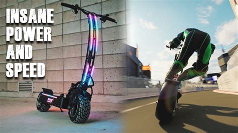 TOP 10 FASTEST ELECTRIC SCOOTERS 2021- 2022 | Insane power and speed - YouTube