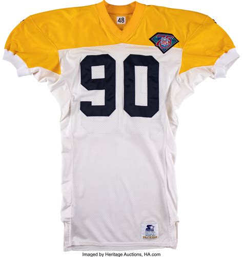 1994 Steve McMichael Game Worn Green Bay Packers Throwback Jersey ...