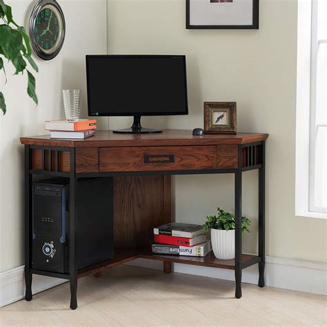 Leick Corner Computer Desk: Great for Small Spaces & Casual Computing