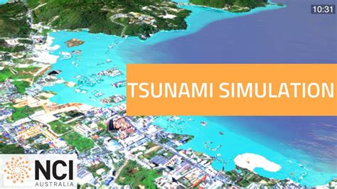 Simulation of 2004 Boxing Day tsunami - Patong beach - YouTube