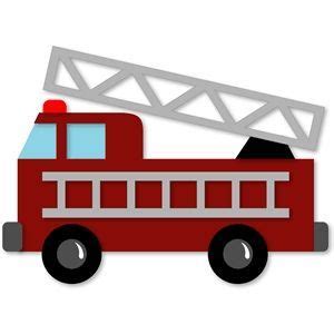 Silhouette Design Store: Fire Truck in 2022 | Fire trucks, Firetruck birthday, Fire truck party