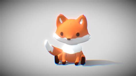 Cute Fox - Download Free 3D model by Sabriny [78b5d95] - Sketchfab