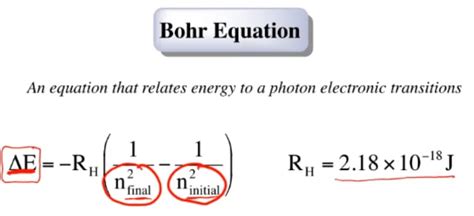 Bohr and Balmer Equations - Chemistry Video | Clutch Prep