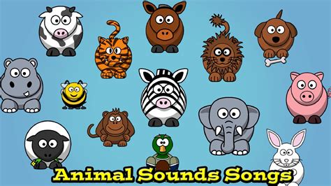 Amazon.com: Animals Names and Sounds Song Video For Kids : Kids 1st TV - Kids Nursery Rhymes TV ...