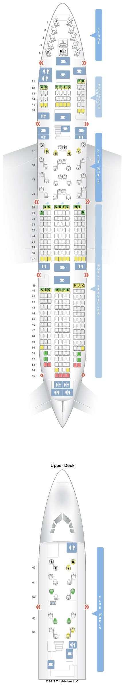 lufthansa 747-8 business class seat map - Ray Dyson