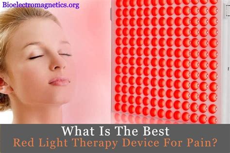 The Best Red Light Therapy Device for Pain Relief: How to Choose? - 2021 Reviews