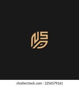 Initial Nsp Logo Design Vector Template Stock Vector (Royalty Free ...