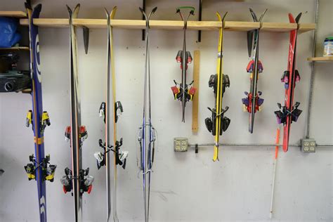 DIY Garage Ski Rack - Organize Your Skis Easily