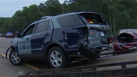 Massachusetts state trooper struck by vehicle – NECN