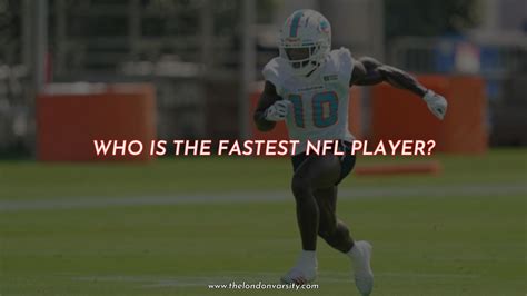 Who is the fastest nfl player?