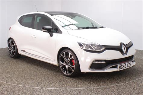 2015 WHITE RENAULT CLIO Hatchback 1.6 RENAULTSPORT NAV TROPHY 5DR AUTO ...