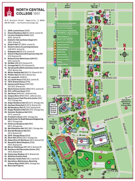 NCC Campus Map and Directory - 2022-2023 | PDF