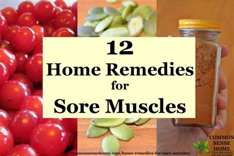 12 Home Remedies for Sore Muscles - Best Natural Muscle Pain Relief