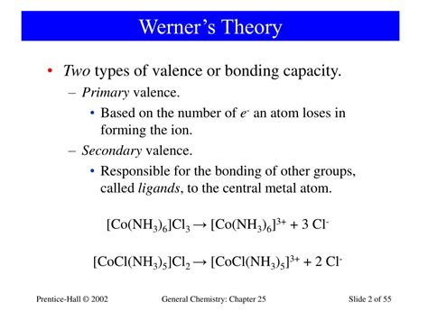 PPT - 25-1 Werner’s Theory of Coordination Compounds: An Overview PowerPoint Presentation - ID ...