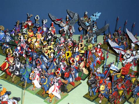 Warhammer Bretonnian Army side view