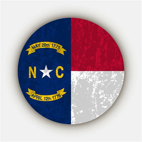 North Carolina state flag. Vector illustration. 13947471 Vector Art at ...