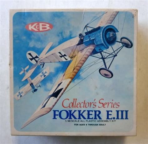 AURORA SQUARE BOX 1/48 1134 FOKKER E.III Model Kit