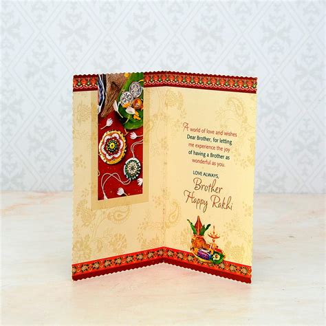 For Dear Brother Rakhi Greeting Card | Rakhi Greetings