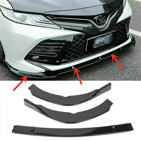 Front Bumper Lip Body Kit Splitter For Toyota Camry 2018-2020 SE XSE ...